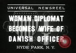 Standbild Hochzeit New York United States USA, 1936, aus Sekunde 9 historischem Filmmaterial Videoclip 65675029722