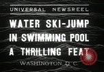 Standbild Wasser Ski Jump Washington DC USA, 1936, aus Sekunde 1 historischem Filmmaterial Videoclip 65675029723
