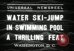 Standbild Wasser Ski Jump Washington DC USA, 1936, aus Sekunde 3 historischem Filmmaterial Videoclip 65675029723