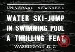 Standbild Wasser Ski Jump Washington DC USA, 1936, aus Sekunde 4 historischem Filmmaterial Videoclip 65675029723