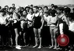 Standbild Kanada's Olympic swimming Team Montreal Quebec Kanada, 1936, aus Sekunde 57 historischem Filmmaterial Videoclip 65675029725