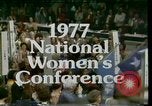 Standbild nationalen Frauenkonferenz Houston Texas USA, 1977, aus Sekunde 47 historischem Filmmaterial Videoclip 65675029726