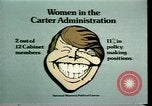 Standbild der amerikanischen Frauen Statistiken United States USA, 1977, aus Sekunde 13 historischem Filmmaterial Videoclip 65675029728