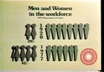 Standbild der amerikanischen Frauen Statistiken United States USA, 1977, aus Sekunde 34 historischem Filmmaterial Videoclip 65675029728
