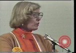 Standbild Afroamerikanische Vertretung bei Frauen Gleichstellungsänderung Houston Texas USA, 1977, aus Sekunde 30 historischem Filmmaterial Videoclip 65675029735