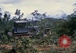 Image of clearing vegetation Bein Hoa South Vietnam, 1967, second 50 stock footage video 65675029758