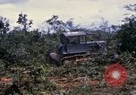 Image of clearing vegetation Bein Hoa South Vietnam, 1967, second 53 stock footage video 65675029758