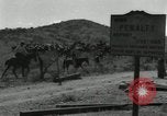 Standbild unbändigen Pferden Sasabe Arizona USA, 1934, aus Sekunde 10 historischem Filmmaterial Videoclip 65675029776