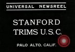 Immagine di Football americano Palo Alto California USA, 1934, secondo 4 filmato di repertorio 65675029778