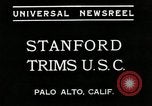 Immagine di Football americano Palo Alto California USA, 1934, secondo 5 filmato di repertorio 65675029778