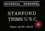 Immagine di Football americano Palo Alto California USA, 1934, secondo 10 filmato di repertorio 65675029778