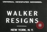 Image James J Walker New York United States USA, 1932, de la seconde 3 séquences d'archives historiques vidéo 65675029787