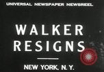 Image James J Walker New York United States USA, 1932, de la seconde 4 séquences d'archives historiques vidéo 65675029787