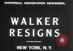 Image James J Walker New York United States USA, 1932, de la seconde 5 séquences d'archives historiques vidéo 65675029787
