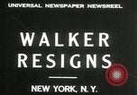 Image James J Walker New York United States USA, 1932, de la seconde 6 séquences d'archives historiques vidéo 65675029787