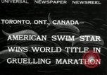 Immagine di Maratona di nuoto Toronto Ontario Canada, 1932, secondo 1 filmato di repertorio 65675029788