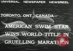 Immagine di Maratona di nuoto Toronto Ontario Canada, 1932, secondo 3 filmato di repertorio 65675029788