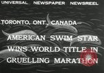 Immagine di Maratona di nuoto Toronto Ontario Canada, 1932, secondo 4 filmato di repertorio 65675029788