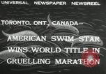 Immagine di Maratona di nuoto Toronto Ontario Canada, 1932, secondo 5 filmato di repertorio 65675029788