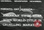 Immagine di Maratona di nuoto Toronto Ontario Canada, 1932, secondo 7 filmato di repertorio 65675029788