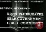 Standbild Children's Centre Dresden Deutschland, 1932, aus Sekunde 1 historischem Filmmaterial Videoclip 65675029790