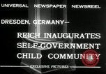 Standbild Children's Centre Dresden Deutschland, 1932, aus Sekunde 4 historischem Filmmaterial Videoclip 65675029790