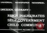 Standbild Children's Centre Dresden Deutschland, 1932, aus Sekunde 5 historischem Filmmaterial Videoclip 65675029790