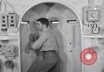 Image of aircraft carrier fire fighting United States USA, 1960, second 26 stock footage video 65675029807