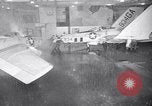 Image of aircraft carrier fire fighting United States USA, 1960, second 35 stock footage video 65675029807