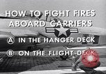 Image of controlling deck fire United States USA, 1960, second 8 stock footage video 65675029808