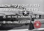 Image of controlling deck fire United States USA, 1960, second 10 stock footage video 65675029808