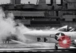Image of controlling deck fire United States USA, 1960, second 43 stock footage video 65675029809