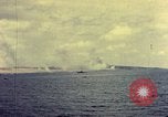 Image of bombardment of shoreline Iwo Jima, 1945, second 3 stock footage video 65675029810
