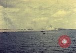Image of bombardment of shoreline Iwo Jima, 1945, second 5 stock footage video 65675029810