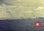 Image of bombardment of shoreline Iwo Jima, 1945, second 8 stock footage video 65675029810