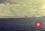 Image of bombardment of shoreline Iwo Jima, 1945, second 11 stock footage video 65675029810