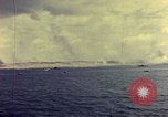 Image of bombardment of shoreline Iwo Jima, 1945, second 14 stock footage video 65675029810