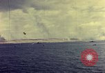 Image of bombardment of shoreline Iwo Jima, 1945, second 15 stock footage video 65675029810