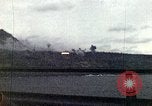 Image of bombardment of shoreline Iwo Jima, 1945, second 25 stock footage video 65675029810