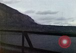 Image of bombardment of shoreline Iwo Jima, 1945, second 54 stock footage video 65675029810