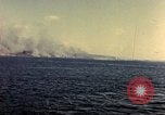 Image of bombardment of island Iwo Jima, 1945, second 4 stock footage video 65675029811