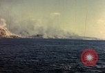 Image of bombardment of island Iwo Jima, 1945, second 6 stock footage video 65675029811