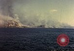 Image of bombardment of island Iwo Jima, 1945, second 8 stock footage video 65675029811