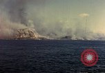 Image of bombardment of island Iwo Jima, 1945, second 9 stock footage video 65675029811