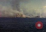 Image of bombardment of island Iwo Jima, 1945, second 11 stock footage video 65675029811