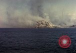 Image of bombardment of island Iwo Jima, 1945, second 13 stock footage video 65675029811