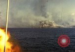 Image of bombardment of island Iwo Jima, 1945, second 18 stock footage video 65675029811