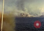 Image of bombardment of island Iwo Jima, 1945, second 19 stock footage video 65675029811