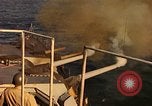 Image of bombardment of island Iwo Jima, 1945, second 35 stock footage video 65675029811