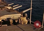 Image of bombardment of island Iwo Jima, 1945, second 39 stock footage video 65675029811